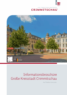 Titelbild der Informationsbroschüre "Bürgerinfo" - Stadt Crimmitschau Titelbild der Broschüre