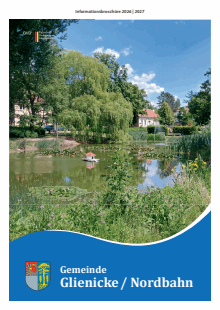 Titelbild der Informationsbroschüre "Bürgerinfo" - Gemeinde Glienicke/Nordbahn Titelbild der Broschüre