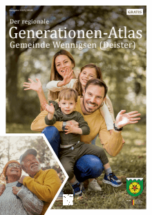 Titelbild der Informationsbroschüre "Generationen-Atlas" - Gemeinde Wennigsen (Deister) Titelbild der Broschüre