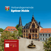 Titelbild der Informationsbroschüre "Bürgerinfo" - Verbandsgemeinde Egelner Mulde Titelbild der Broschüre