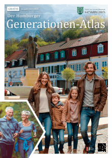 Titelbild der Informationsbroschüre "Generationen-Atlas" - Stadt Homburg Titelbild der Broschüre