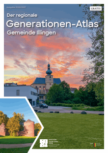 Titelbild der Informationsbroschüre "Generationen-Atlas" - Gemeinde Illingen Titelbild der Broschüre