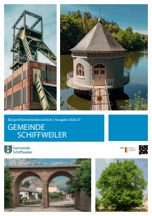 Titelbild der Informationsbroschüre "Bürgerinfo" - Gemeinde Schiffweiler Titelbild der Broschüre